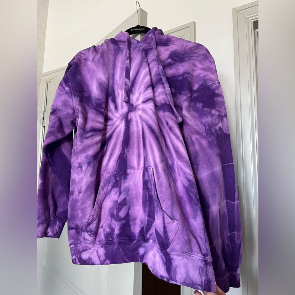 💟purple tie dye hoodie💟